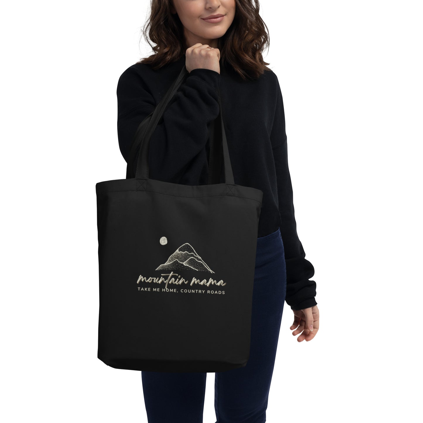 The Mountain Mama Tote Bag, 100% Organic