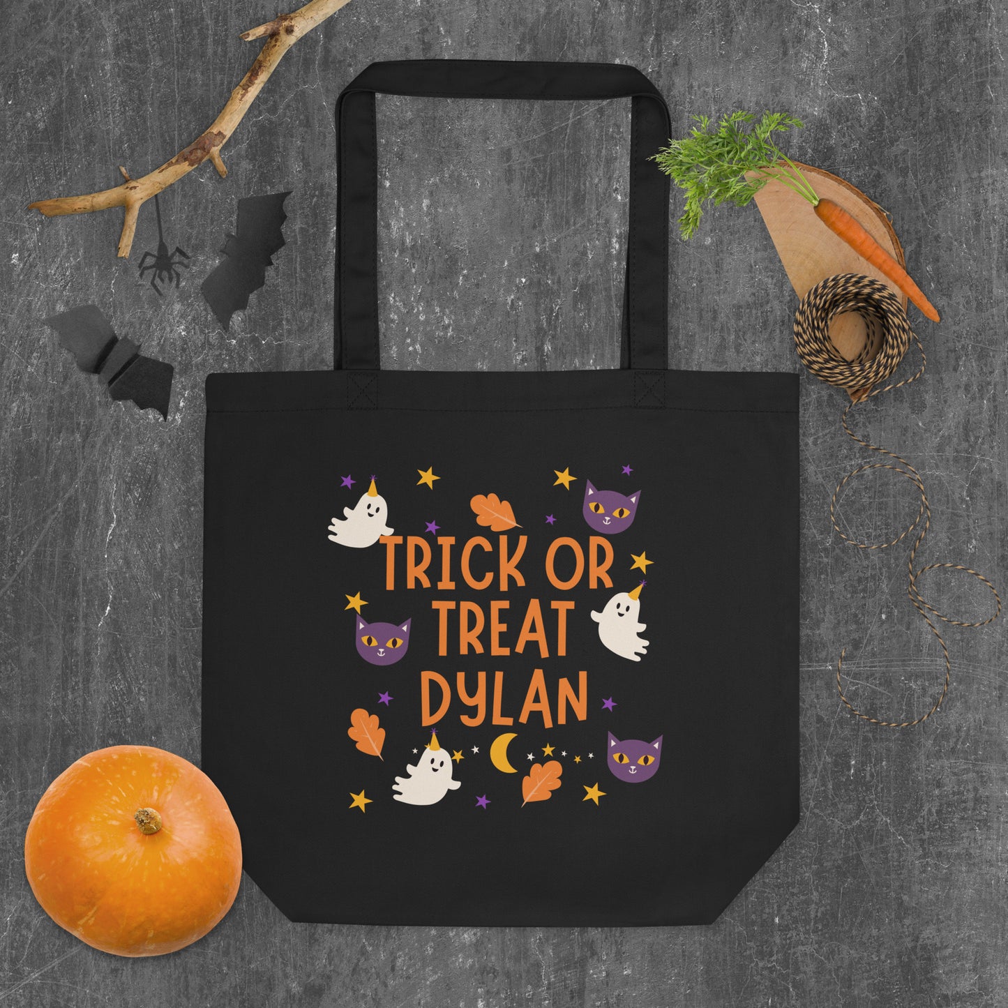 The Personalized Keepsake Trick Or Treat Tote Bag