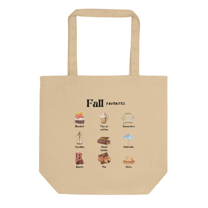 The Fall Favorites Eco Tote Bag