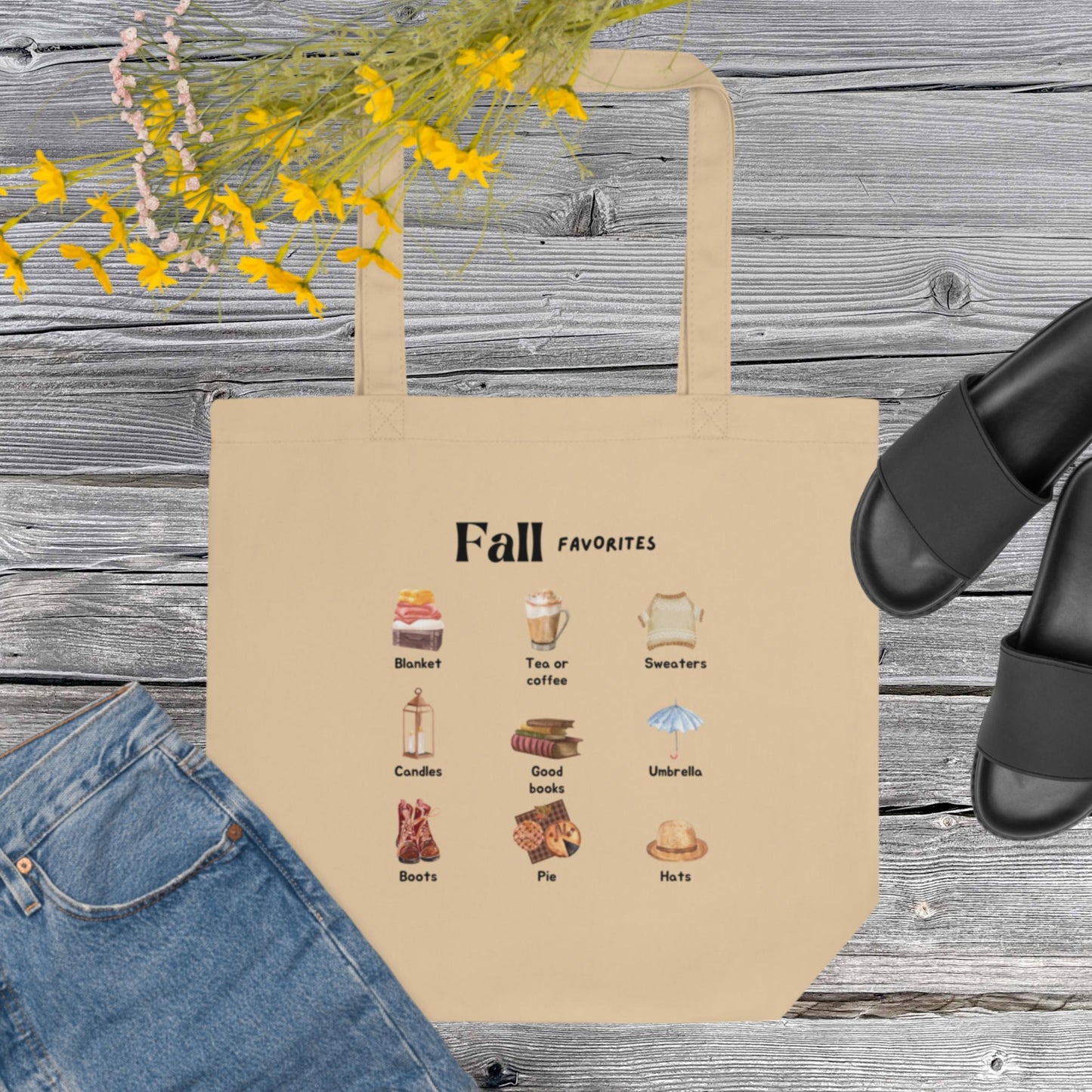 The Fall Favorites Eco Tote Bag