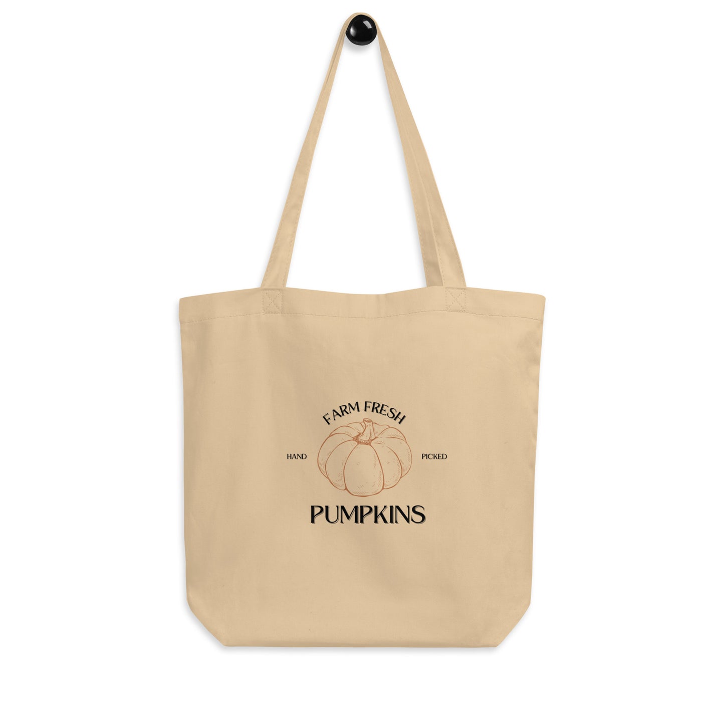 The Farm Fresh Pumpkins Hand Picked Tote Bag, 100% Organic