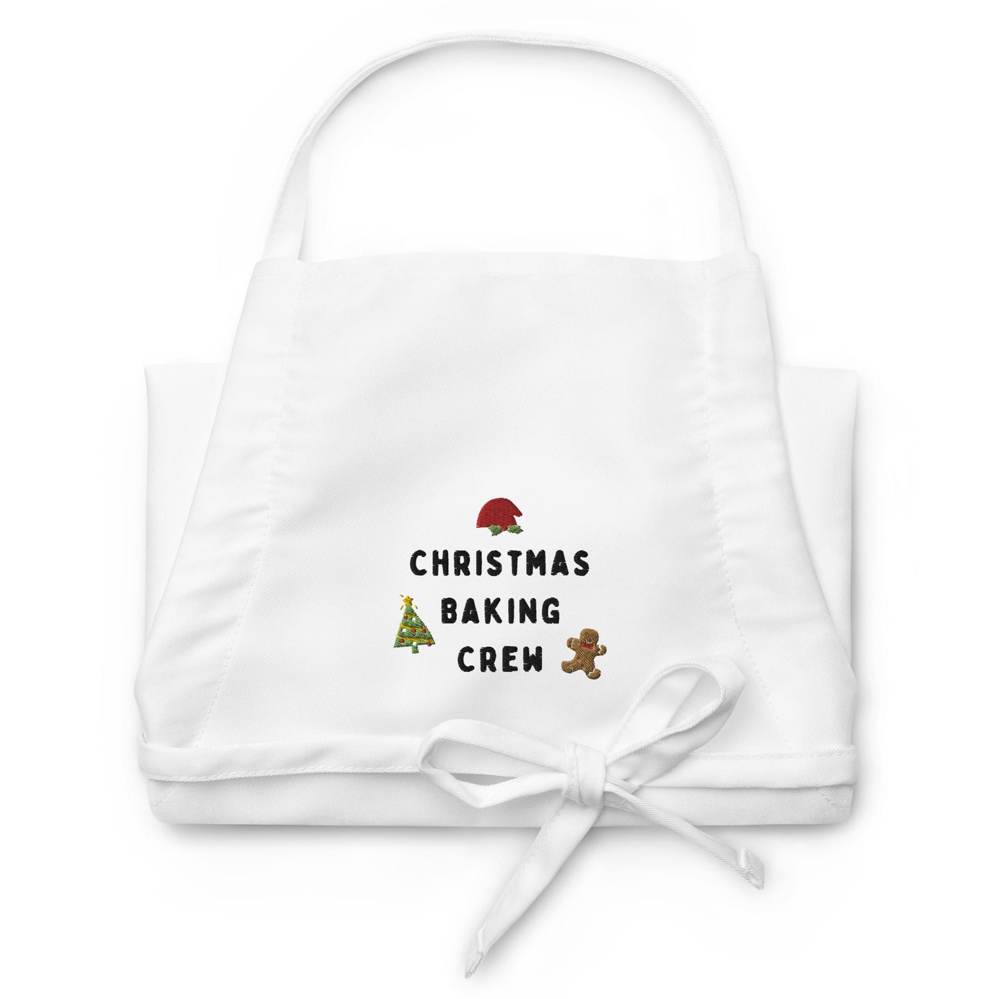 The Christmas Baking Crew Embroidered Apron