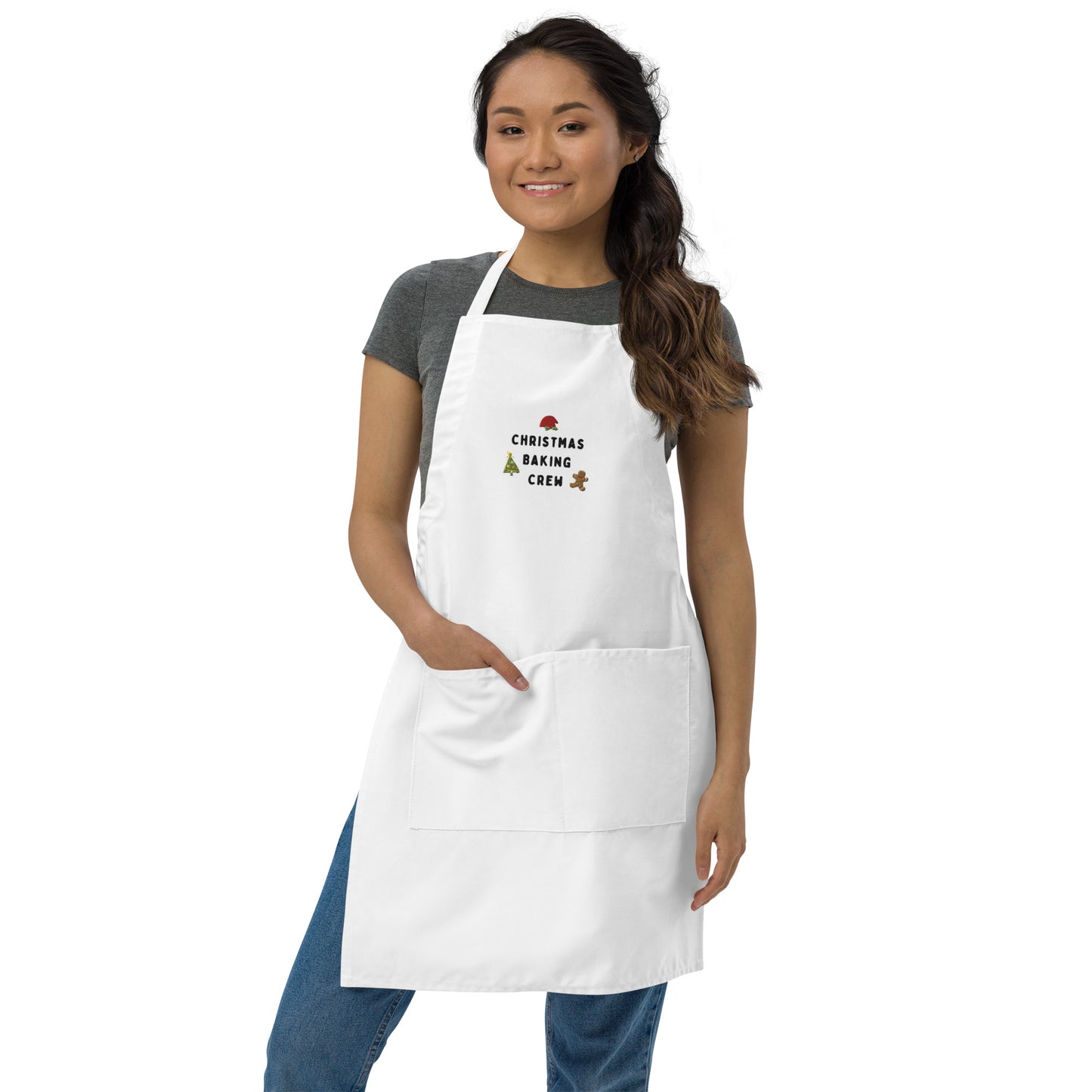 The Christmas Baking Crew Embroidered Apron