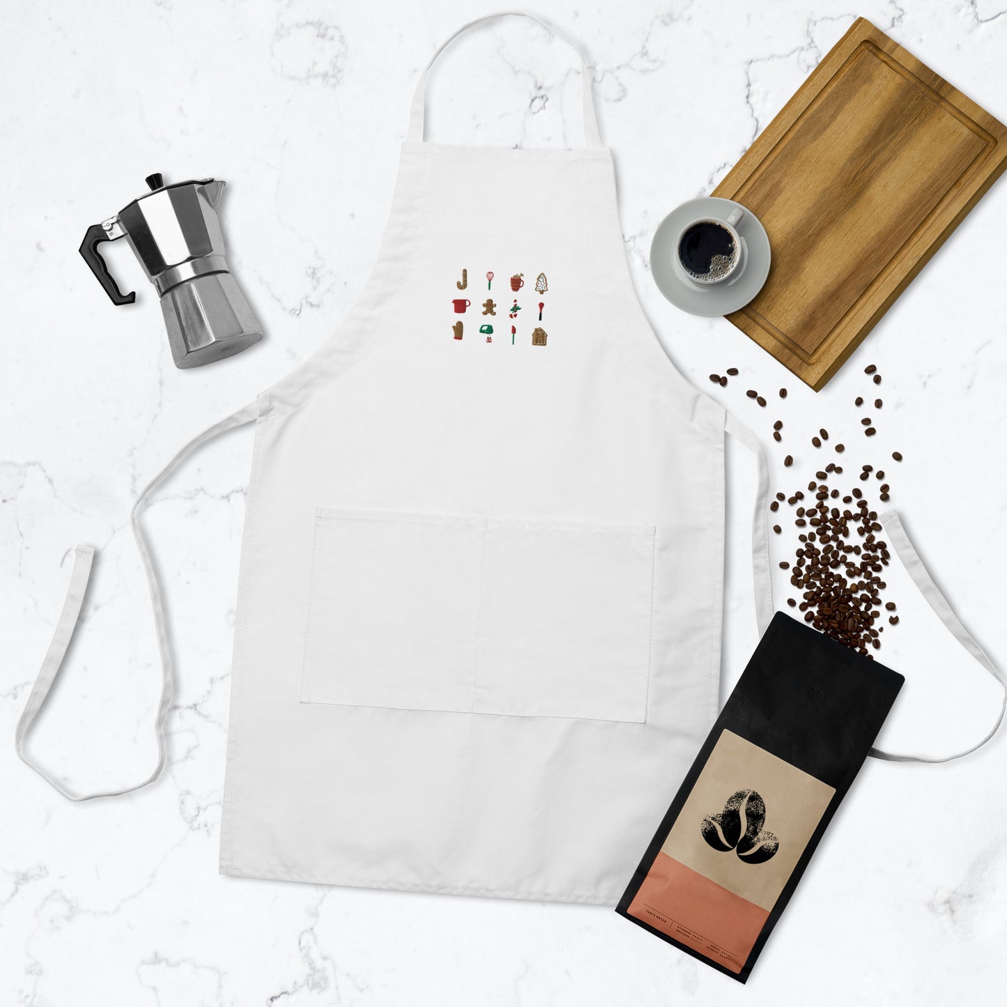 The Holiday Embroidered Apron