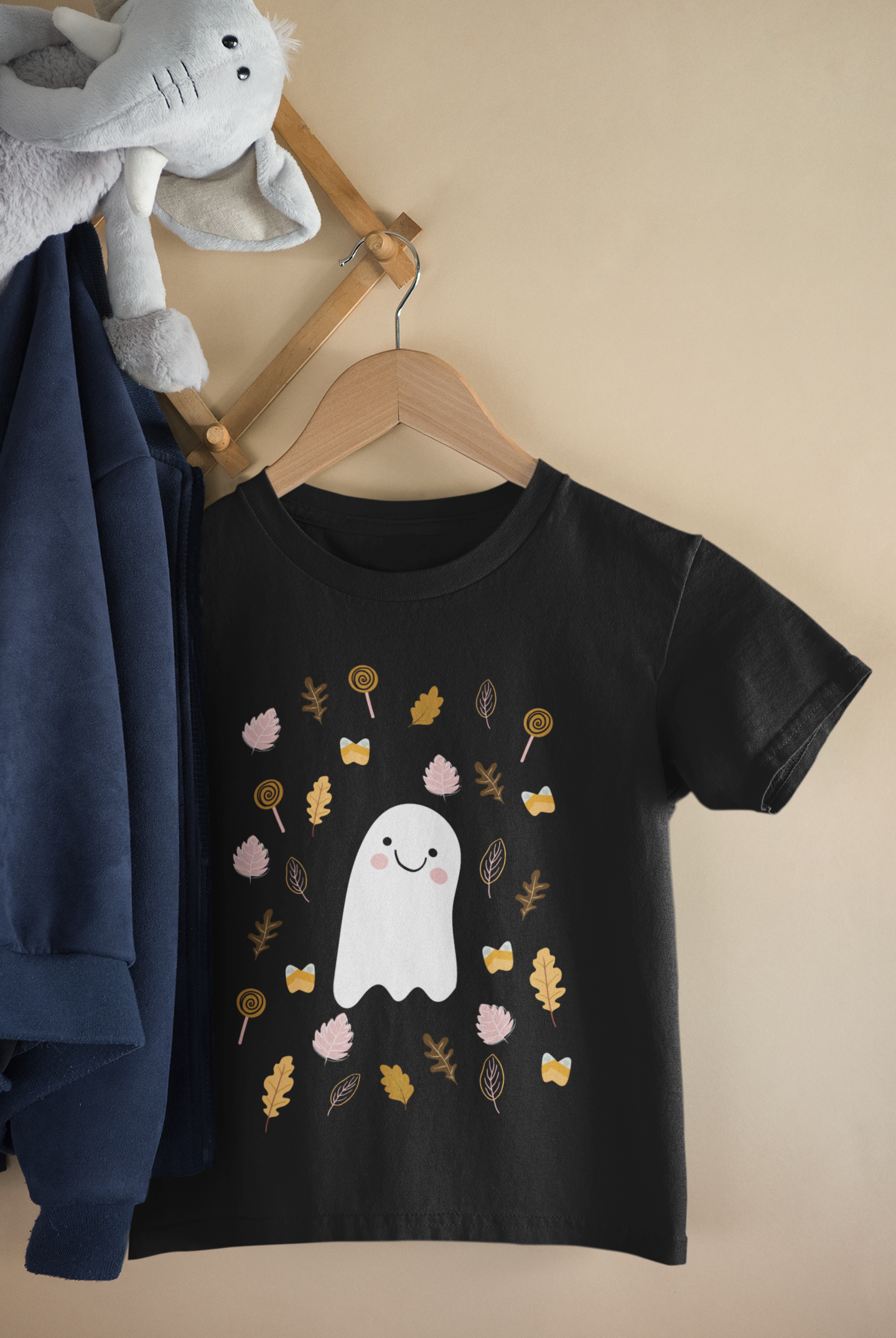 The Halloween Ghost Baby Tee, 100% Cotton