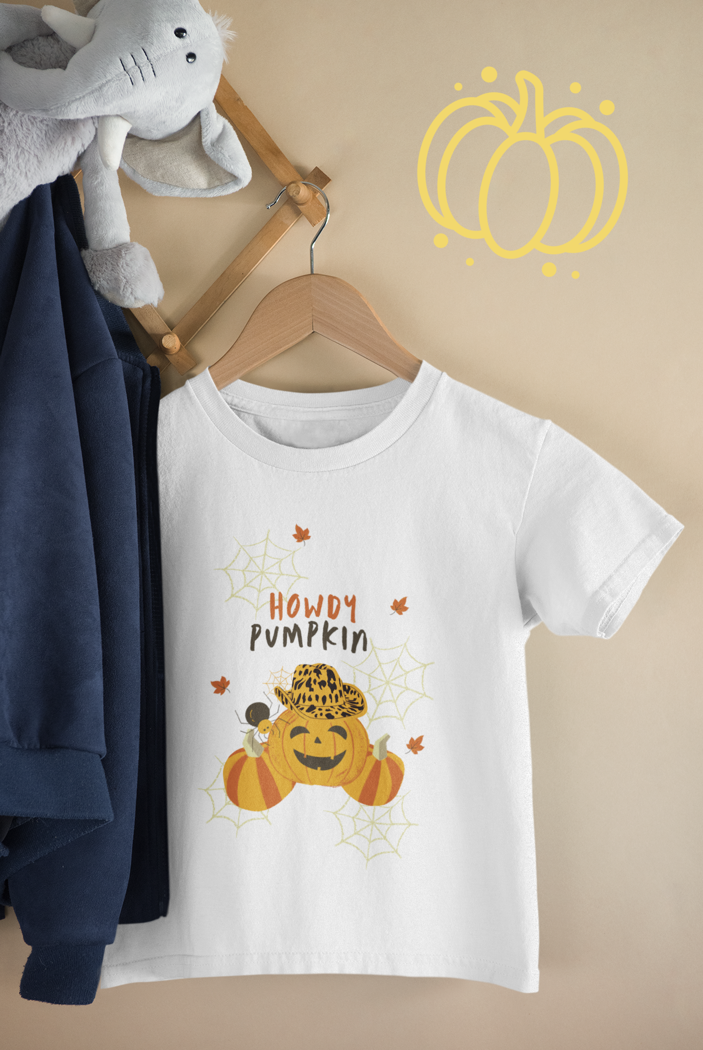 The Howdy Pumpkin Toddler Tee