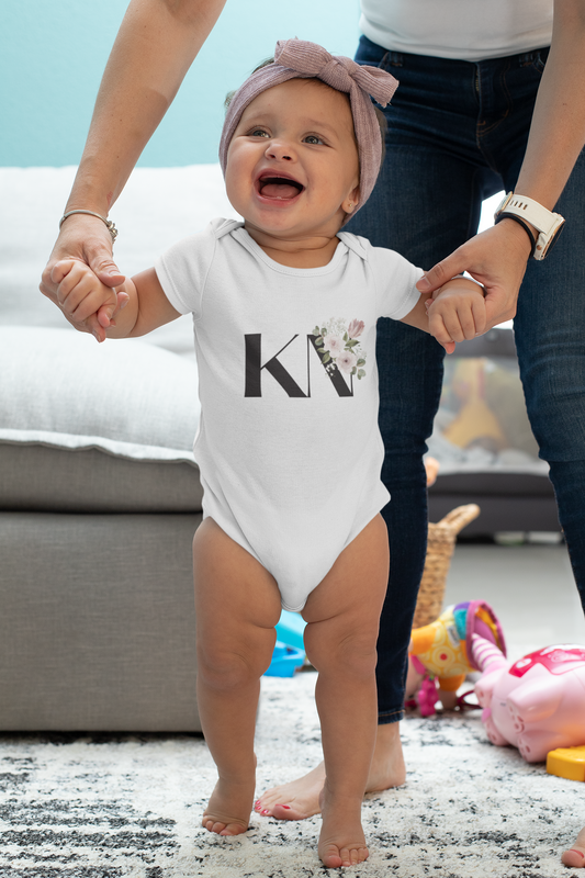 The Initialed Baby Onesie