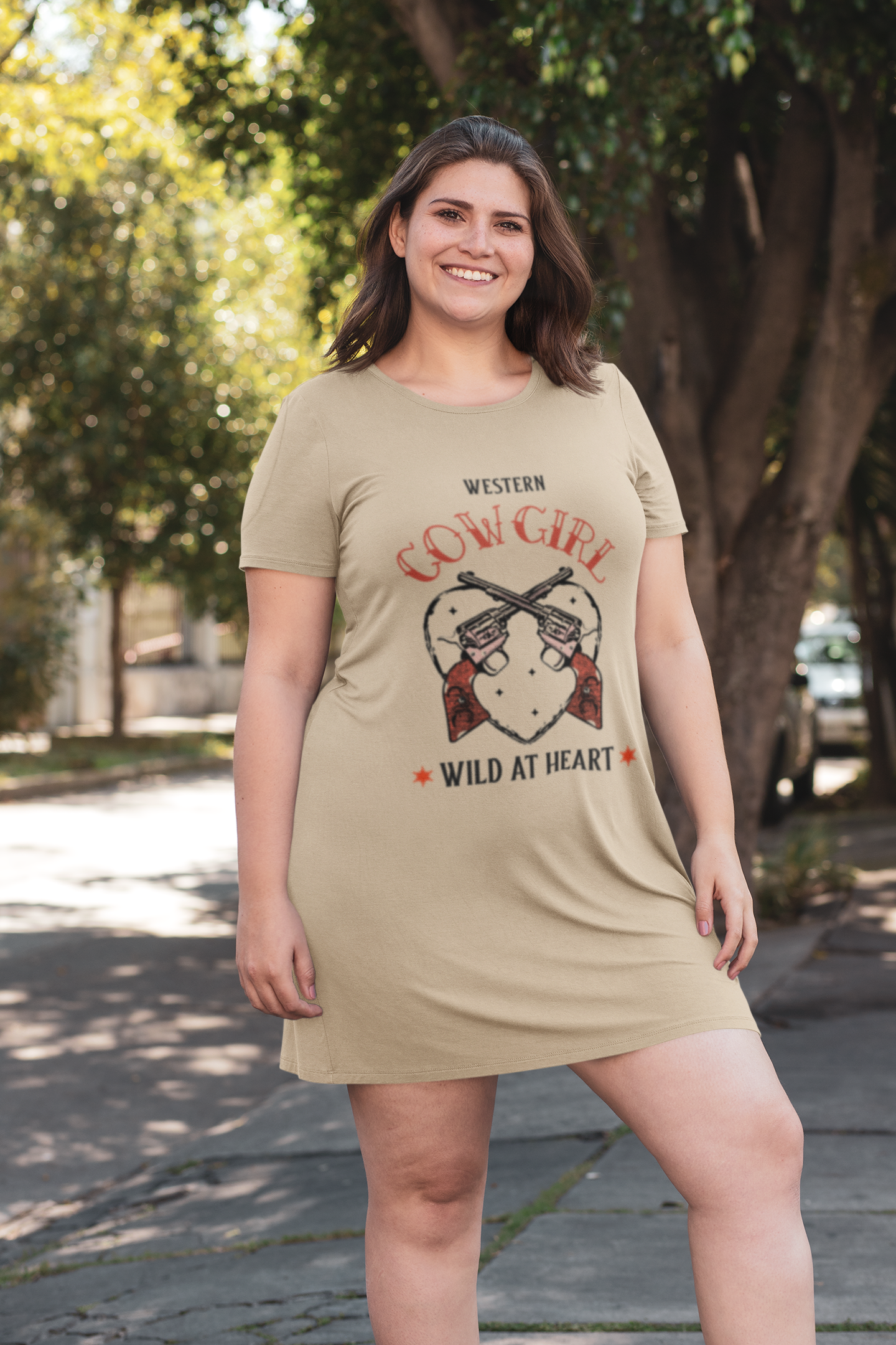 The Wild At Heart T-Shirt Dress