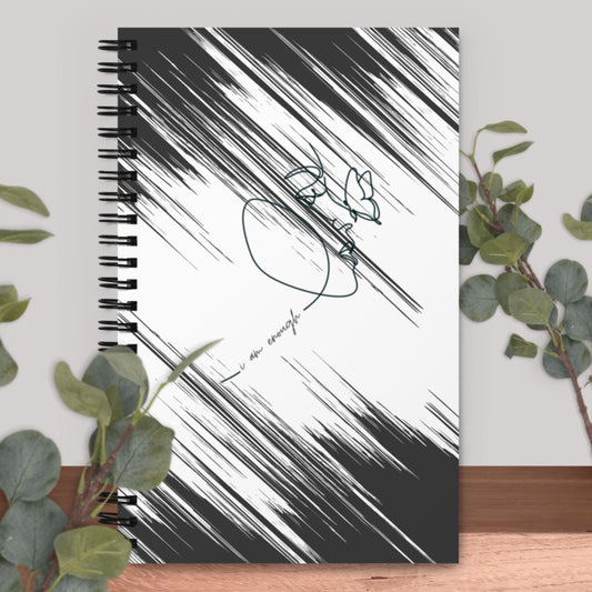 The I Am Enough Spiral Notebook