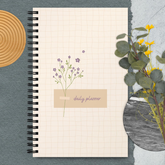 The Daily Planner Spiral Notebook