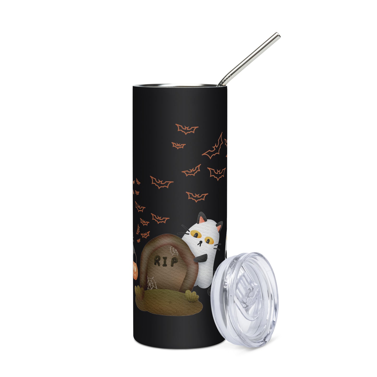 The Ghost Cat Halloween Mug Or Tumbler