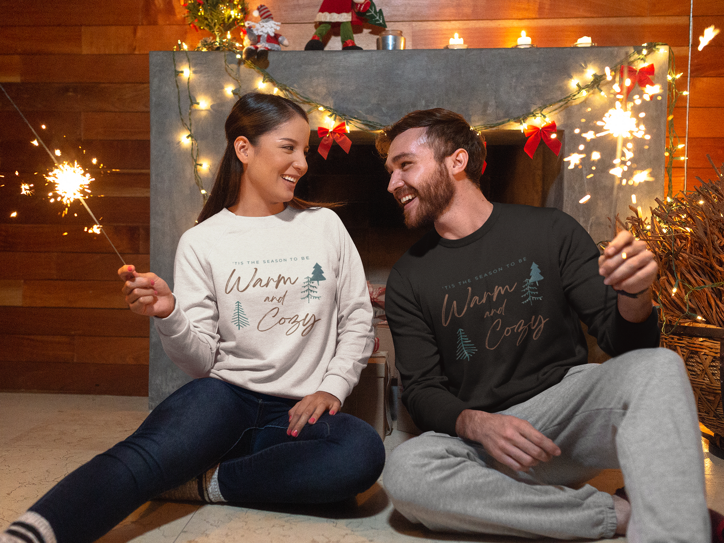 The Tis The Season To Be Warm & Cozy Holiday Sweatshirt