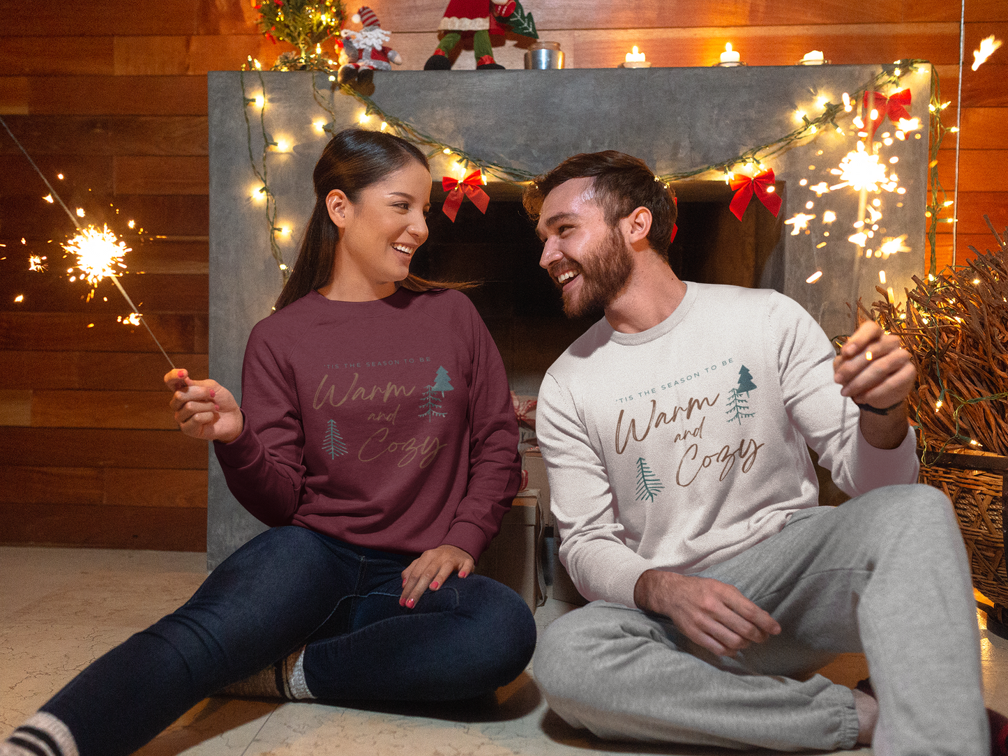 The Tis The Season To Be Warm & Cozy Holiday Sweatshirt