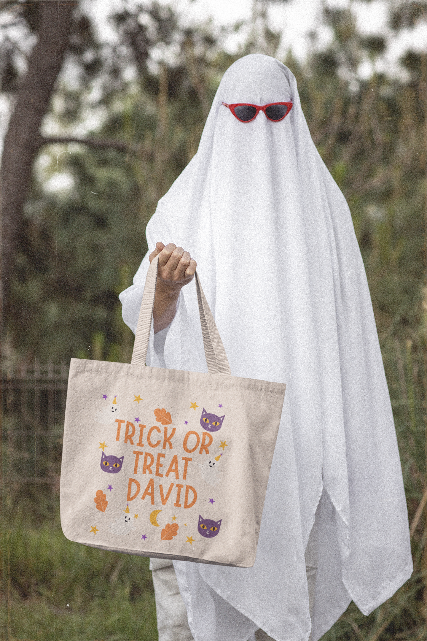 The Personalized Keepsake Trick Or Treat Tote Bag