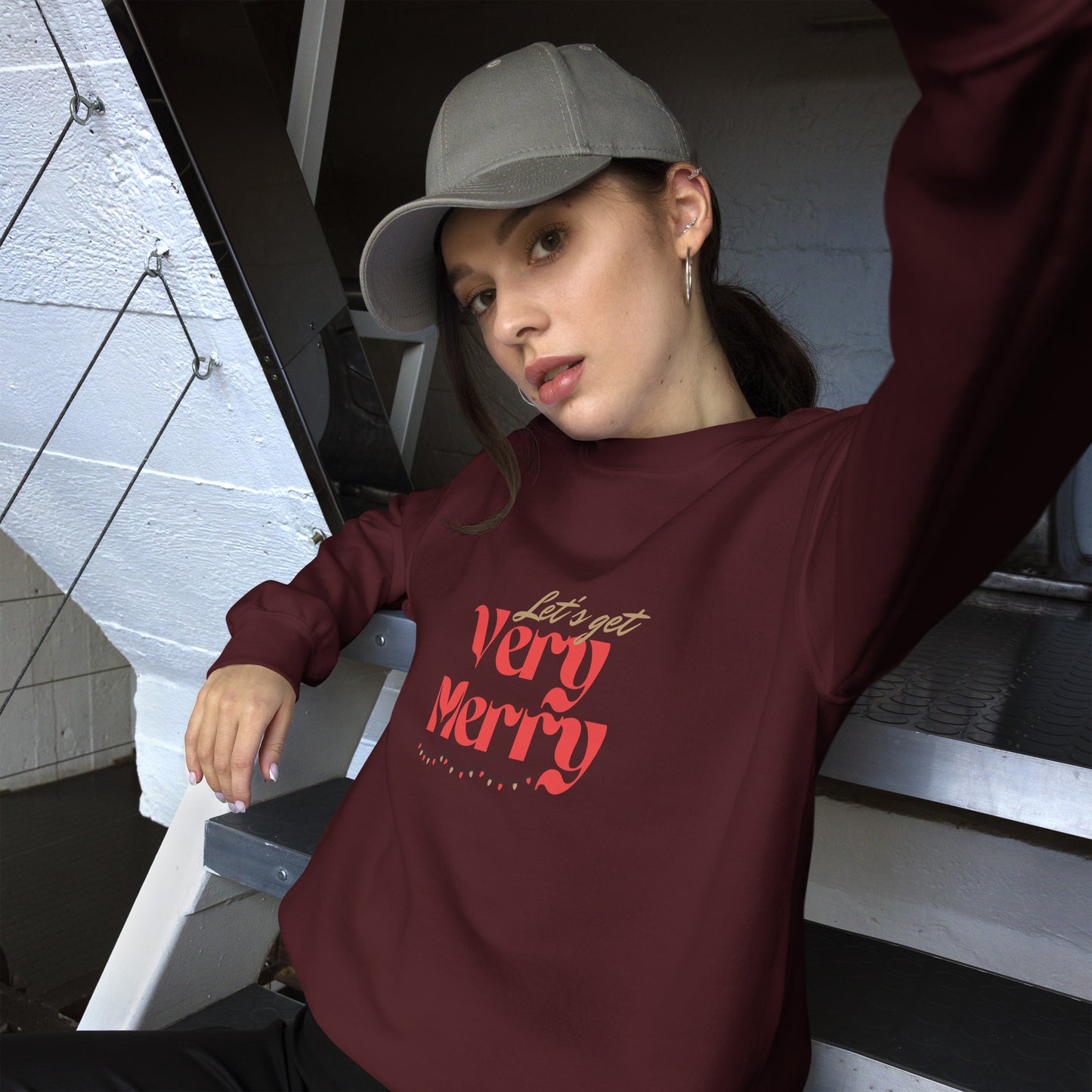 The Let's Get Very Merry Holiday Sweatshirt