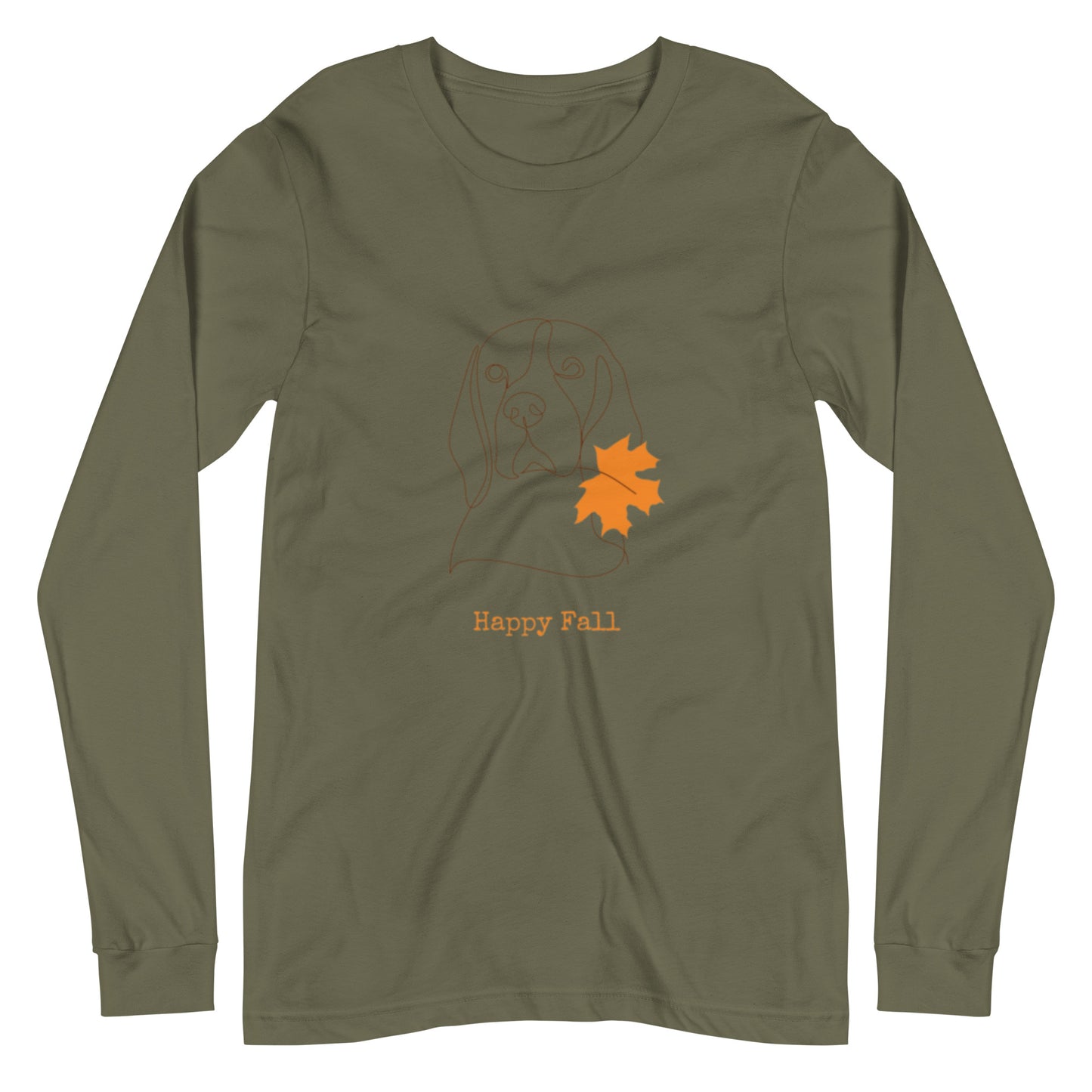 The Happy Fall Pup Long Sleeve Tee