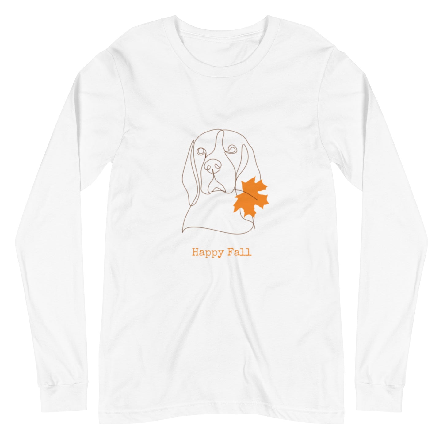 The Happy Fall Pup Long Sleeve Tee