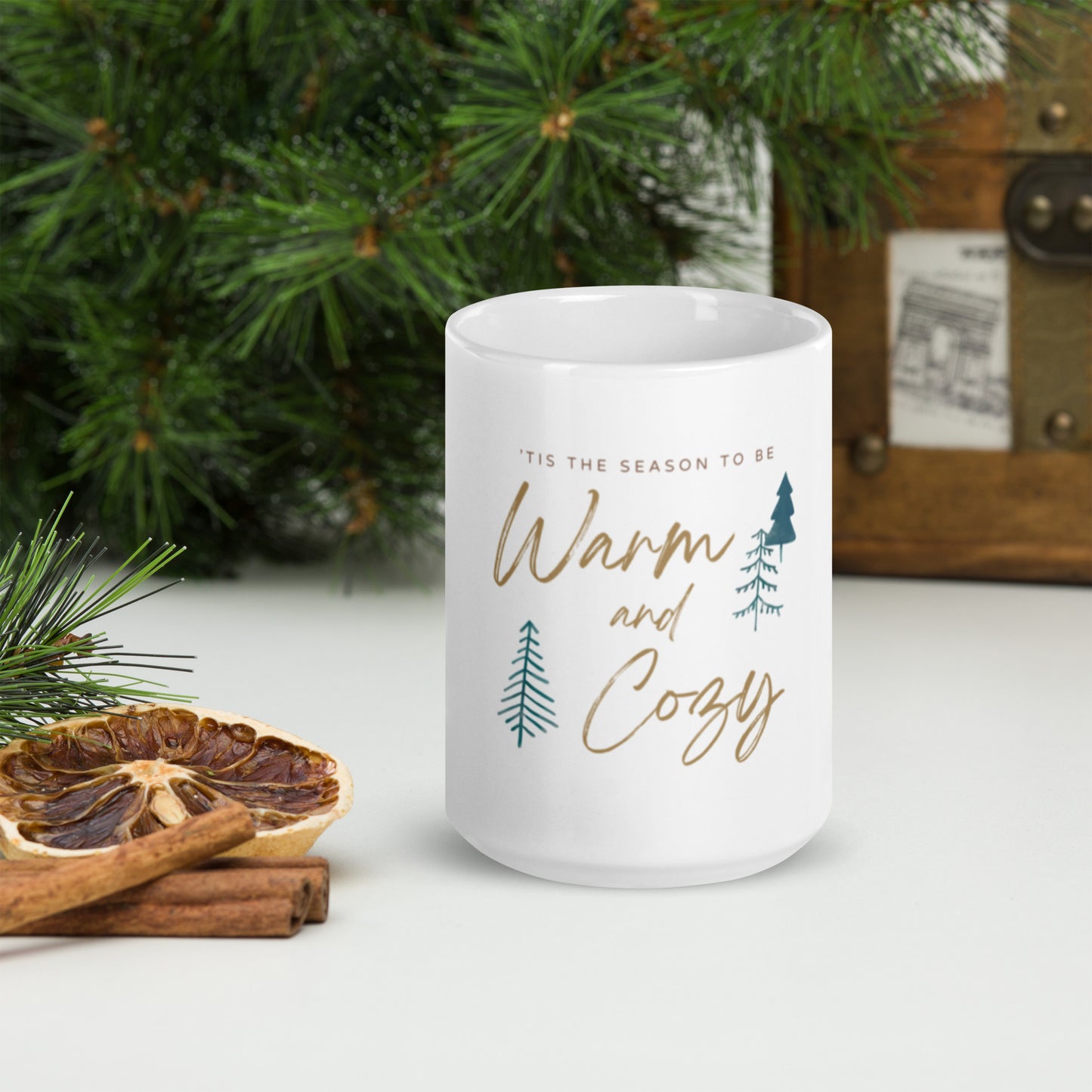 The Tis The Season To Be Warm & Cozy Mug